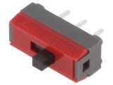 Conector glisant SPDT ON-ON vertical