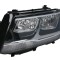 Far VW Tiguan, 05.2016-, partea Stanga, tip bec H7+H7+PW24W+PY21W; electric; cu motor, DEPO