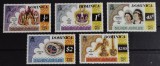 BC181, Dominica 1977, serie regina Elisabeta a II-a, jubileul de argint