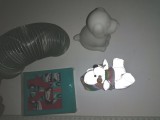 Cumpara ieftin LOT 5 JUCARII PLUS VULPE , JUCARIE ARC , URS REFLECTORIZANT ,CATEL C=LAMPA VEGHE