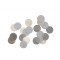 Confeti rotunde argintii pentru party si evenimente- 15g, Amscan 9904552
