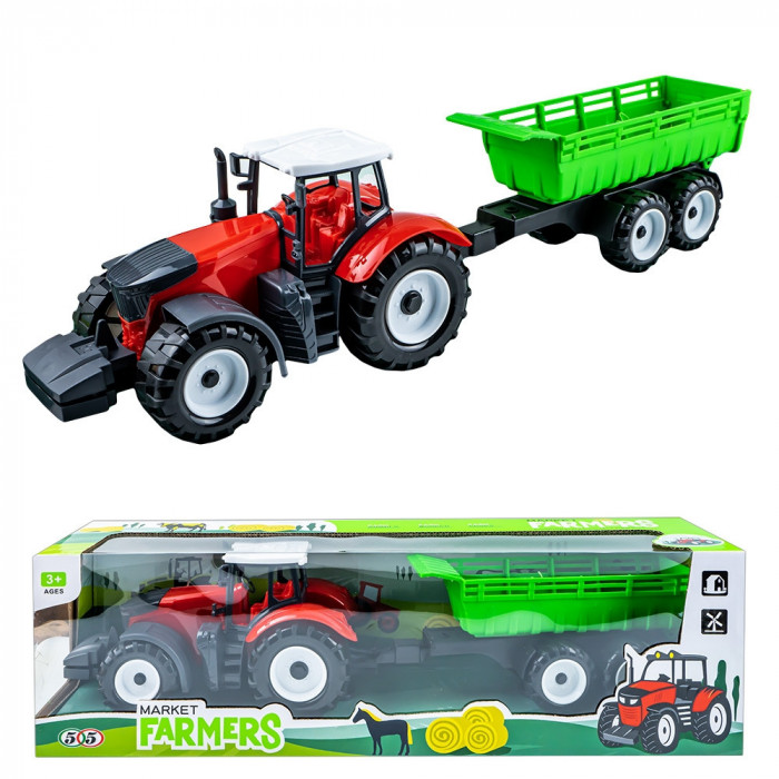 Tractor cu remorca si frictiune