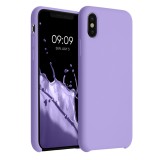Husa pentru iPhone X / iPhone XS, Silicon, Mov, 42495.222
