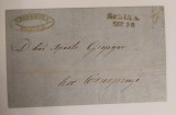 Romania 1857 - Plic circulat,stampila prefilatelica BRAILA