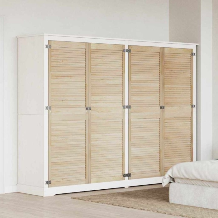 vidaXL Ușă de Dulap cu ușă 4 pcs natural 140.5 x 2.1 x 49.5 cm
