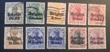 Deutsches Reich - Ocupație Belgia, Varsovia &amp;Ost (1914&ndash;1916) - Ocupație cu Supratipar regional (Obliterat / Stare mixtă) BN1