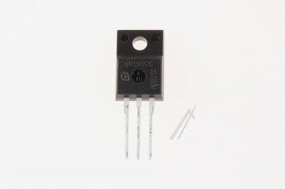 6R190C6 TRANZISTOR MOSFET N TO220-FP -ROHS-CONFORM IPA60R190C6XKSA1 INFINEON foto