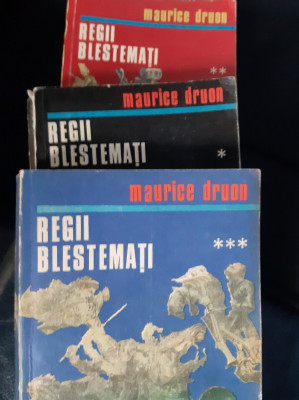 REGII BLESTEMATI Maurice Druon (3 volume) foto