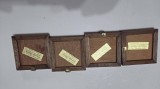 Lot vintage de 4 minipicturi cu anotimpurile