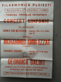 Bnk rev Afis concert Filarmonica Ploiesti - 1985