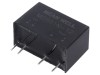 Convertor DC/DC MEAN WELL MDS01N-12, 1W, 24V la 12V, pentru aplicatii medicale, SIP7 THT