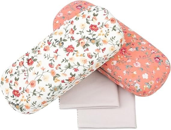 Set 2 huse pentru ochelari Xinda, roz, alb - RESIGILAT
