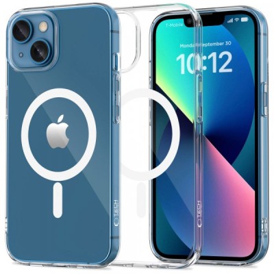 Husa MagSafe pentru Apple iPhone 13 mini, Tech-Protect, Flexair, Transparenta foto
