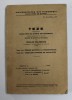 DESPRE NUTRITIA LA RHINANTHACEE / CHESTIUNI PROPUSE DE FACULTATE - TEZE PREZENTATE FACULTATII DE STIINTE DIN BUCURESTI de NICOLAE SALAGEANU , 1936 , D