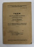 DESPRE NUTRITIA LA RHINANTHACEE / CHESTIUNI PROPUSE DE FACULTATE - TEZE PREZENTATE FACULTATII DE STIINTE DIN BUCURESTI de NICOLAE SALAGEANU , 1936 , D