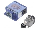 Limitator cursă manetă cu rolă din plastic 19mm, 34.5mm, 10A