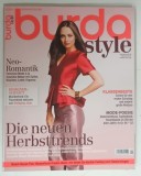 REVISTA BURDA STYLE Nr. 8 , 2013 , CATALOG DE MODA