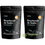 Pachet Bicarbonat de Sodiu fara Aluminiu Pulbere Naturala 250g+250g