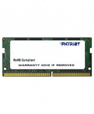 Memorie ram notebook patriot sodimm ddr4 8gb 2400mhz cl17 1.2v foto