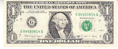 B11 - Bancnota foarte veche - America USA - 1 dolar - 1988