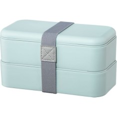 Cutie pentru pranz din 2 piese Xavax To Go stivuita, etansa, alba, 500 ml per cutie bento foto