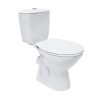 Vas wc cu rezervor + mecanism + capac, set Kadda Keops K08 - 028, alb, evacuare orizontala, montaj pe pardoseala