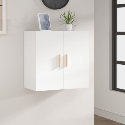 Gossi dulap de perete, alb, 60x30x60 cm, lemn prelucrat foto