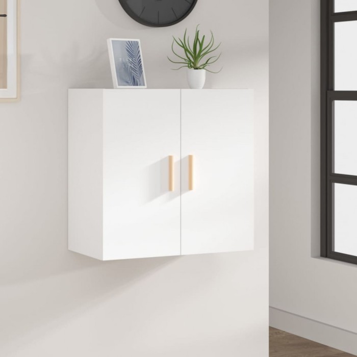 Gossi dulap de perete, alb, 60x30x60 cm, lemn prelucrat