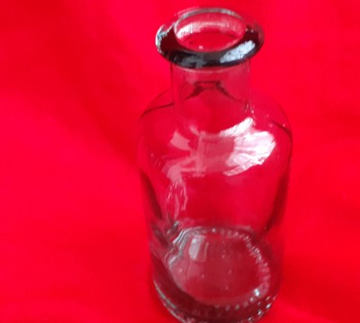 Sticlă veche 8,5 cm foto