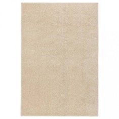 vidaXL Covor cu fire scurte, bej, 160x230 cm