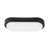 Corp BAT LED Colt Rotund Negru IP65 12W 6400K Dispersor Opal - NOVELITE