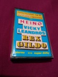 CASETA AUDIO VAN HEINO,VICKY LEANDROS ,REX GILDO RARA!!ORIGINALA