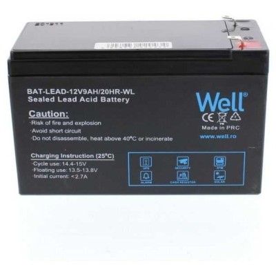 Accu.Pb.12V 9.0Ah Well foto