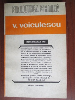 v. voiculescu interpretat de: foto
