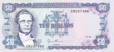 Bancnota Jamaica 10 Dolari 1994 - P71e UNC foto