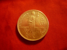 Moneda 2 lei 1910 Carol I argint , cal. F.Buna foto