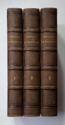 HISTOIRE DE LA POLOGNE AVANT ET SOUS LE ROI JEAN SOBIESKI par N. - A. DE SALVANDY , VOLUMELE I - III , 1829 foto