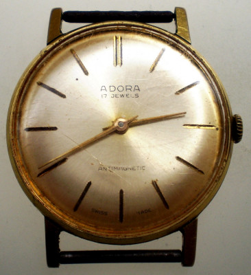 K.110 CEAS MECANIC BARBATESC ADORA 17 JEWELS SWISS MADE JURA WATCH CO KBW foto