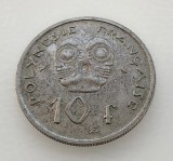 Polinezia Franceza - 10 Francs 1967 - L3