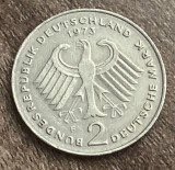 C50 - Moneda foarte veche - Germania - 2 marci - 1973 litera F