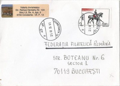 Romania, circulatie interna, 2001 foto