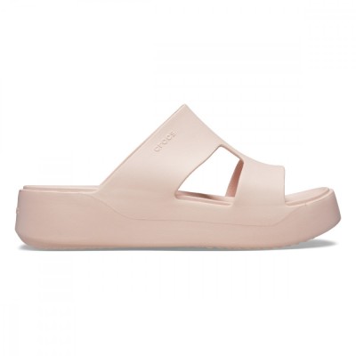 Papuci Crocs Getaway Platform H-Strap Roz - Quartz foto