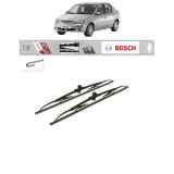 Cumpara ieftin Set 2 stergatoare DACIA LOGAN (LS) 2004-2012, Tip Clasic Standard, Bosch Eco