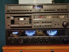DUAL casetofon deck, tuner, amplificator foto
