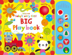 Babys Very First BIG Play book with sound panel - Usborne book (0+) foto