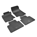 Cumpara ieftin Set 4 Covorase Auto Cauciuc Umbrella Renault Koleos Nissan X-Trail (2016-2023) Negru, Compatibilitate Garantata