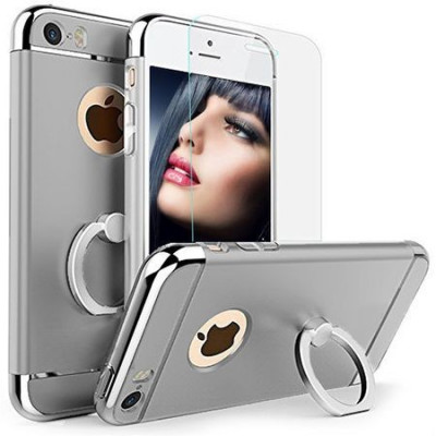 Carcasa telefon Iphone 6 Plus/6S Plus Grey Matte G Ring Folie Sticla Securizata foto