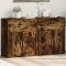 Gossi dulapuri, 2 buc., stejar fumuriu, 60x31x70 cm, lemn prelucrat