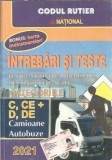 Intrebari si teste pentru obtinerea permisului de conducere auto, categoriile C, CE+, D, DE (2021)