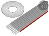Cablu Bandă 1,27mm 8x28AWG PVC Neecranat